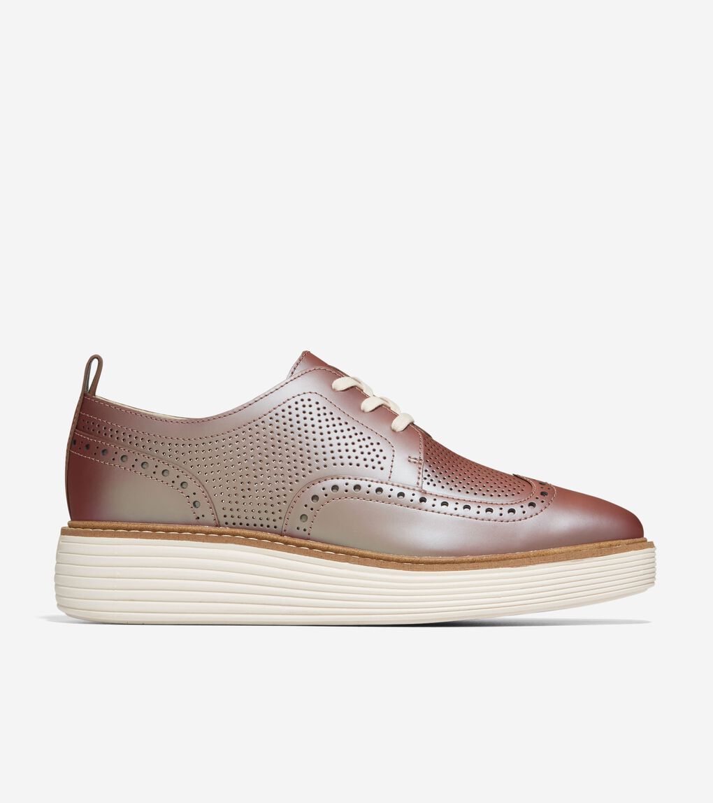 Women's ØriginalGrand Platform Wingtip Oxford